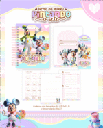 Volta as Aulas - Escolar TURMA DO MICKEY PINTANDO O SETE - Imagem 5