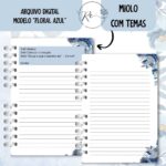 KIT DIGITAL CADERNO + MIOLO ASSEMBLEIA DE CIRCUITO 2025-2026 – FLORAL AZUL – COM TEMA - Imagem 5