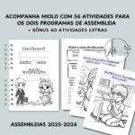 KIT DIGITAL CADERNO COM ATIVIDADES PARA A ASSEMBLEIA 2025-2026 INFANTIL ( MASCULINO E FEMININO) + Bônus com 60 atividades extras - Imagem 4