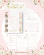 Encadernação Profissões 2026 FLORAL ROSA - Imagem 3