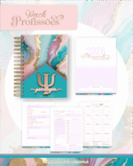 Encadernação Profissões 2026 LUXO AZUL Piscina - Imagem 3