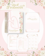 Encadernação Profissões 2026 FLORAL ROSA - Imagem 4