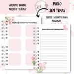 KIT DIGITAL CADERNO + MIOLO ASSEMBLEIA DE CIRCUITO 2025-2026 – FLORAL ROSA – SEM TEMA - Imagem 3