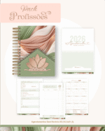 Encadernação Profissões 2026 LUXO VERDE - Imagem 4