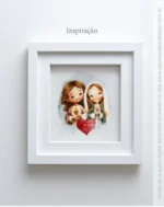 Kit Digital Ilustrações Sagrado Coração: Maria e Jesus - Imagem 7