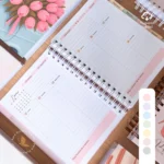 Archivo digital: Planner semanal A5 2026 – 2 EN 1 – Español (8 colores) - Imagem 2
