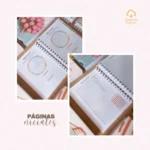 Archivo digital: Planner semanal A5 2026 – 2 EN 1 – Español (8 colores) - Imagem 9