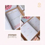 Archivo digital: Planner semanal A5 2026 – 2 EN 1 – Español (8 colores) - Imagem 12