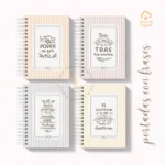 Archivo digital: Planner semanal A5 2026 – 2 EN 1 – Español (8 colores) - Imagem 15