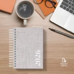 Agenda neutra datada 2026 – 1 DPP e 1 DPP com Sáb e dom juntos - Imagem 11