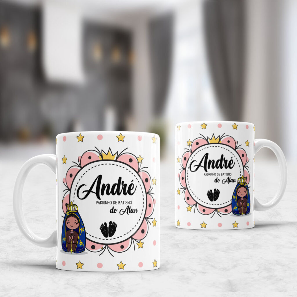 Arte Avulsa Convite Padrinhos para Canecas – C1 - Imagem 2