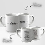 Arte Caneca Convite Padrinhos Minimalista - Imagem 3