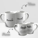 Arte Caneca Convite Padrinhos Minimalista - Imagem 7