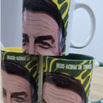 Artes Caneca Bocão - Bolsonaro
