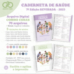 CADERNETA REVISADA 7 COMBO CLEAN 70 CORES CLEAN