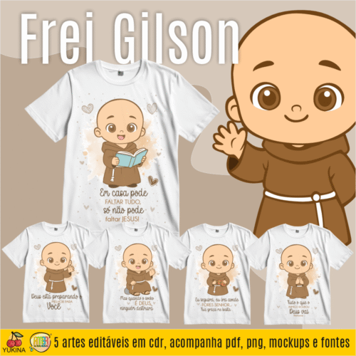 ESTAMPAS FREI GILSON CAMISAS