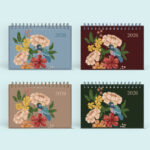 Coleção Flores de Outono 2026 – Calendário - Imagem 6