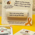Card doces e mel "Jesus é o mel" - Setembro Amarelo Cristão