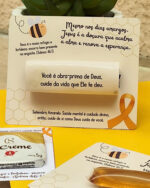 Card doces e mel "Jesus é o mel" - Setembro Amarelo Cristão