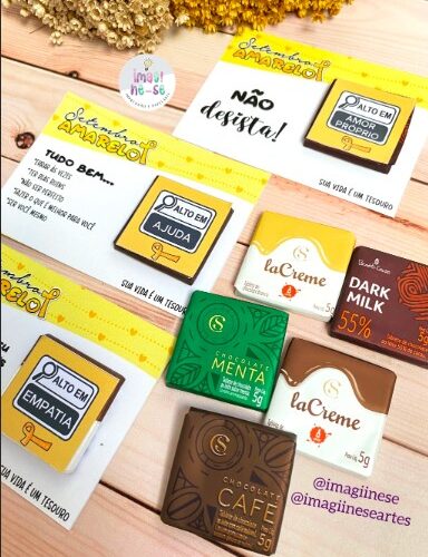 Arquivo digital _ Cartão com chocolate cacau show _ SETEMBRO AMARELO