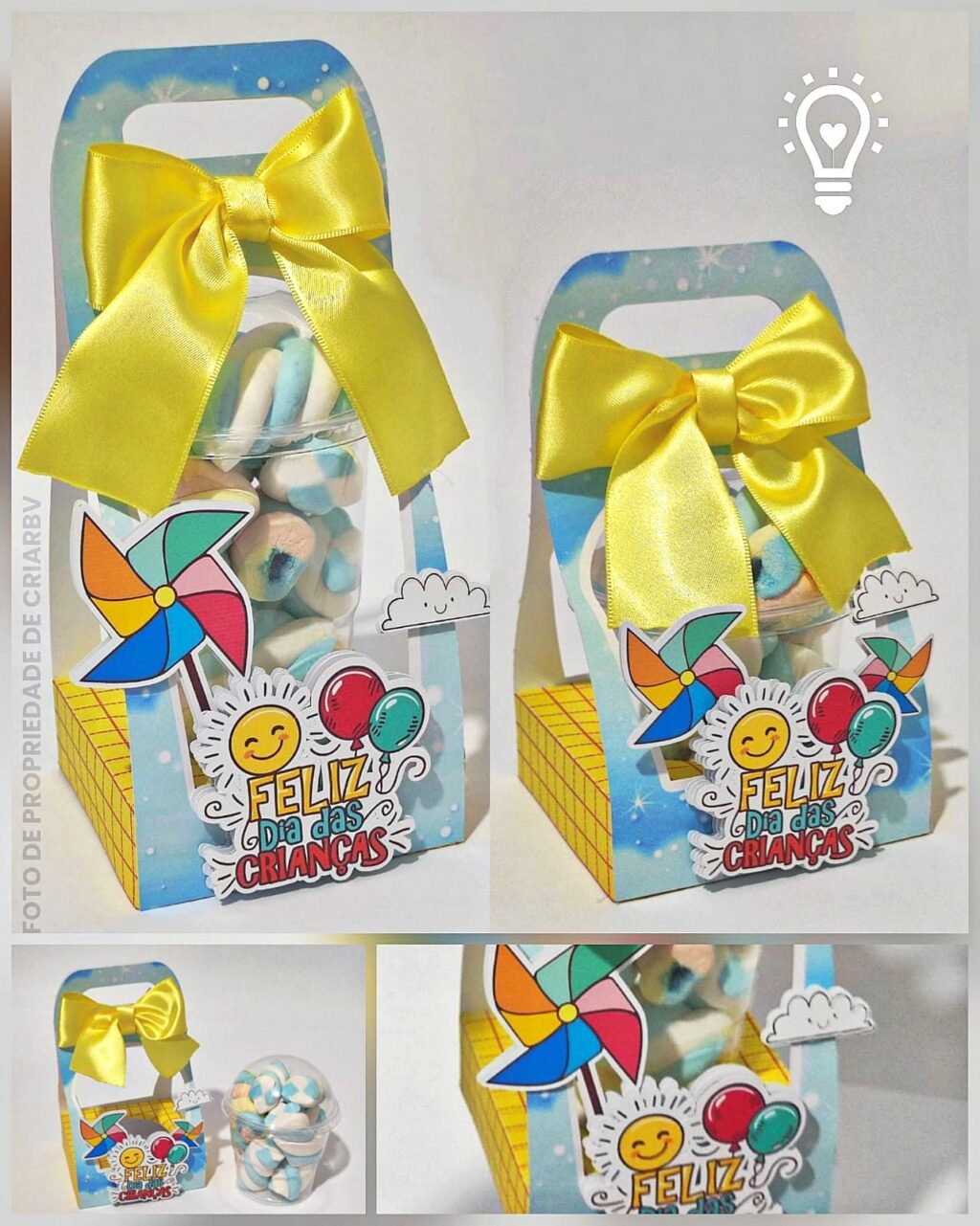 ARQUIVO DE CORTE DIA DAS CRIANÇAS / COPO BOLHA 150ml e 300ml (STUDIO E PDF) - Imagem 1