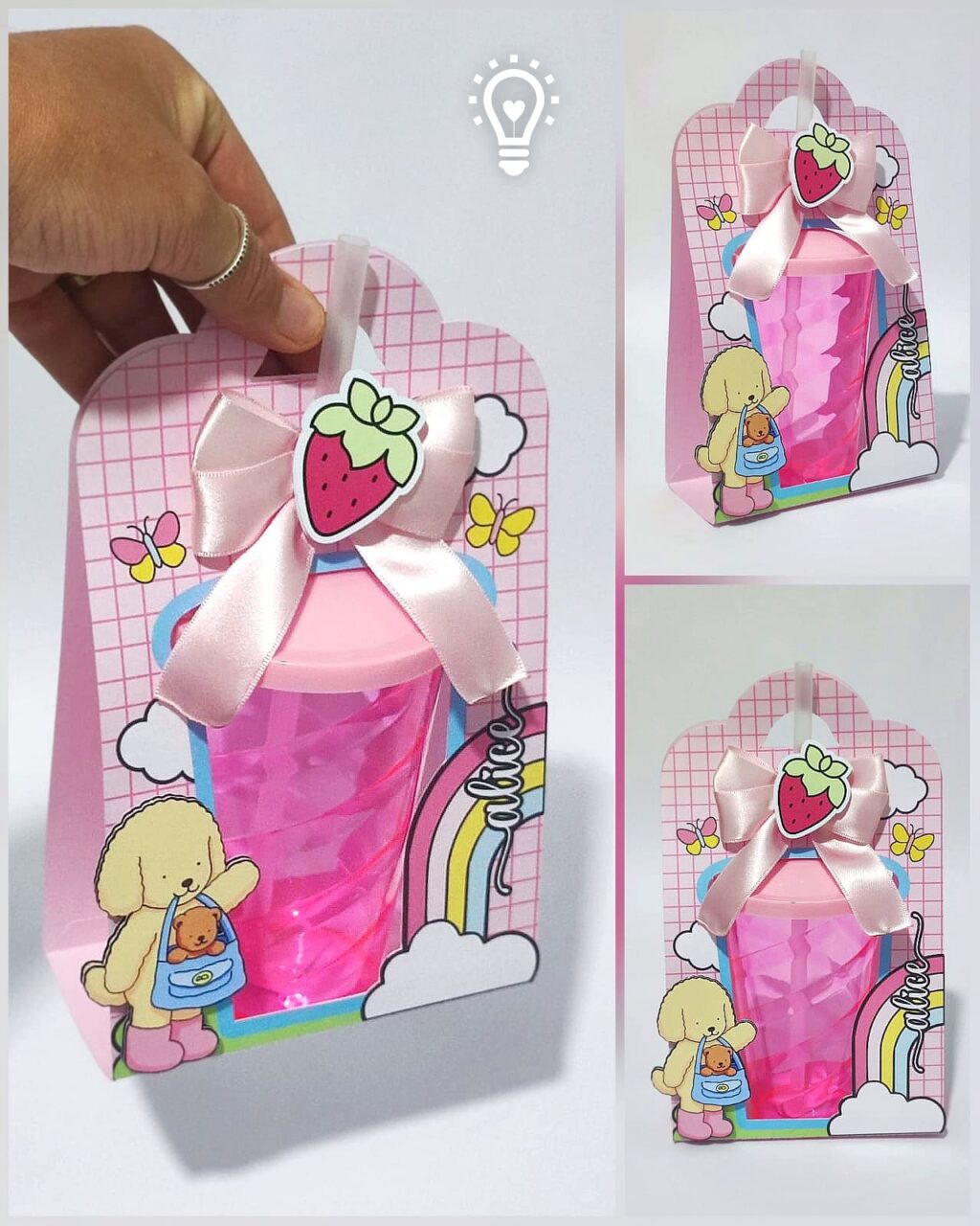 ARQUIVO DE CORTE COPO TWISTER 400ML BOBBIE GOODS / DIA DAS CRIANÇAS (STUDIO E PDF) - Imagem 1