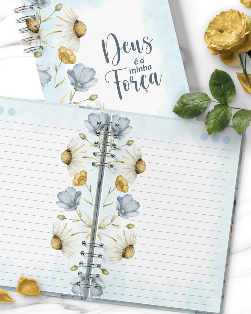 Arquivo Caderno Pautado Flores do Campo - Imagem 1