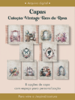 Capas Coleção Vintage Tons de Rosa