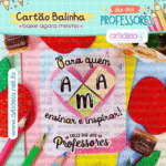 Arquivo Digital - Cartão Balinha Caramelo Dia dos Professores