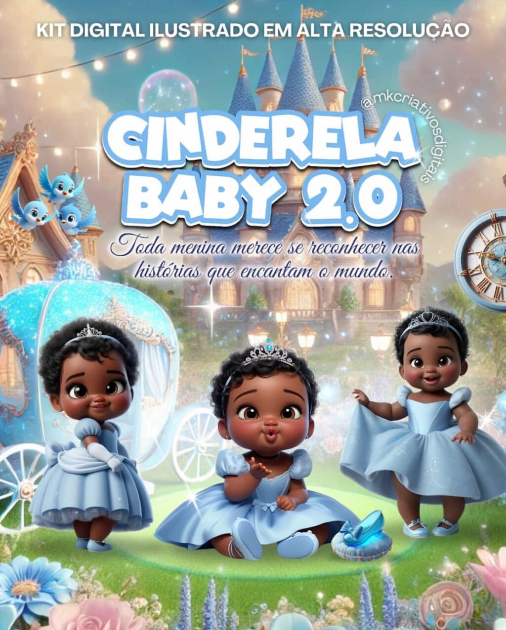 Kit Digital CINDERELA BABY - Imagem 1