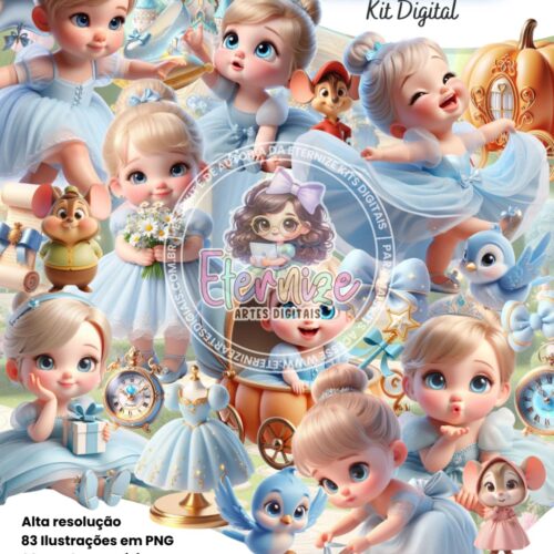 Kit Digital Cinderela Baby