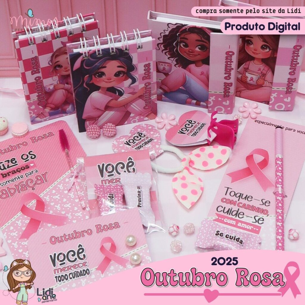 ARQUIVO DIGITAL – Coleção OUTUBRO ROSA - Imagem 1