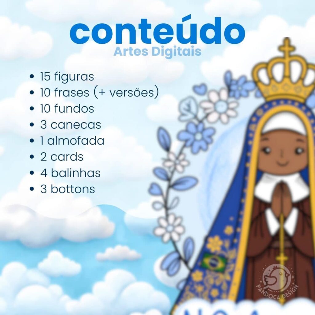 Mini Pack Digital Nossa Senhora Aparecida - Imagem 2