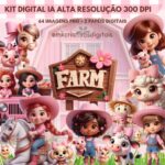 Kit Digital FAZENDINHA ROSA