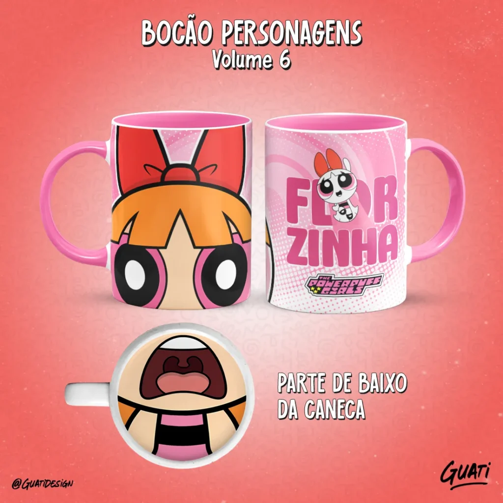 Artes Caneca Personagens Vol. 6 - Imagem 7