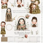kit Digital Ilustrações Santa Teresinha 3