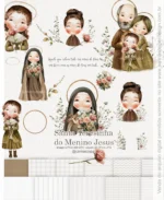 kit Digital Ilustrações Santa Teresinha 3