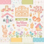 Kit Digital Jardim Secreto 2 – Cliparts em aquarela