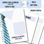 KIT DIGITAL CADERNO + MIOLO ASSEMBLEIA DE CIRCUITO 2025-2026 – GRAVATA AZUL – SEM TEMAS