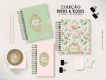 KIT BIRDS E ROSES | CAPAS+DIVISÓRIAS