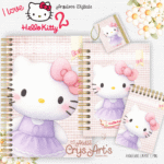 Kit Encadernação Hello Kitty