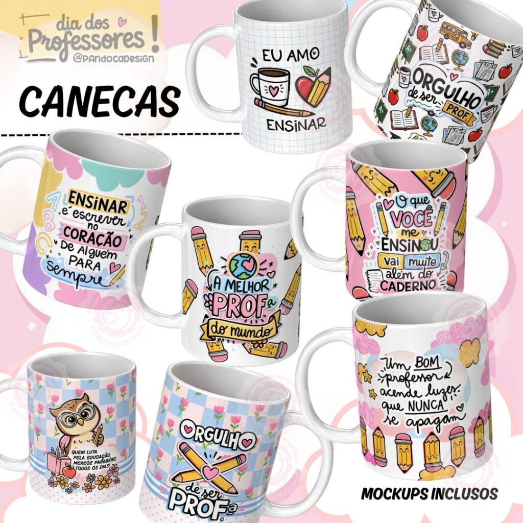 27 Artes CANECAS Professores 2025 (pack avulso) - Imagem 5