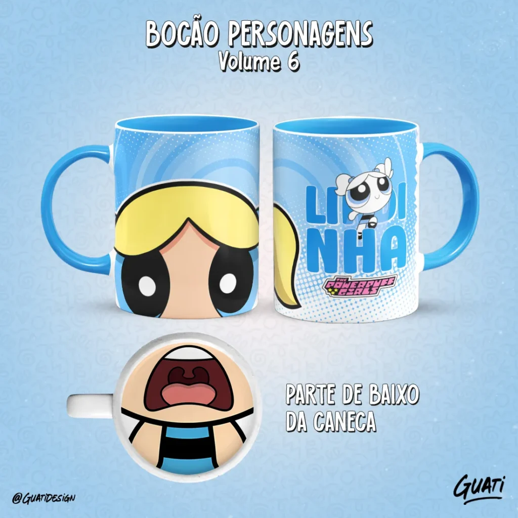 Artes Caneca Personagens Vol. 6 - Imagem 9