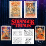 Livros de Colorir - Stranger Things