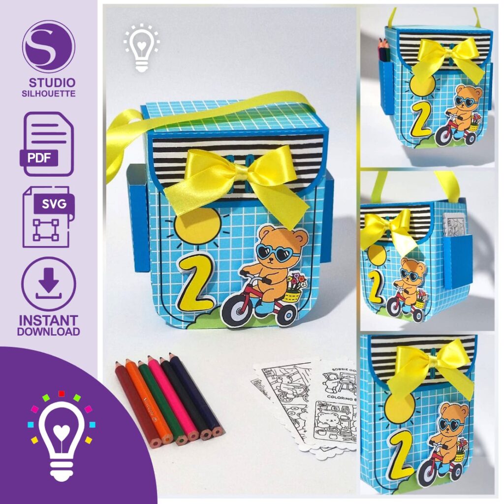 ARQUIVO DE CORTE MALETA BOBBIE GOODS MENINO (STUDIO E PDF) - Imagem 1