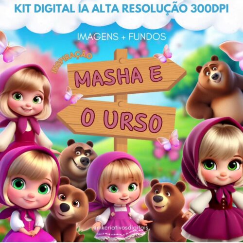Kit Digital MASHA E O URSO
