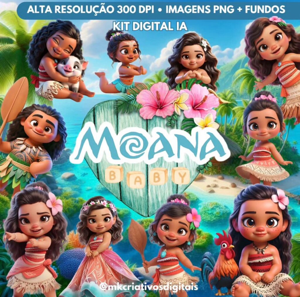 Kit Digital MOANA BABY - Imagem 1