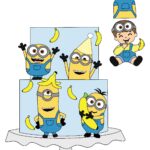 ARQUIVO DE CORTE TOPO DE BOLO Minions