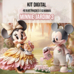 Kit Digital Minnie Jardim