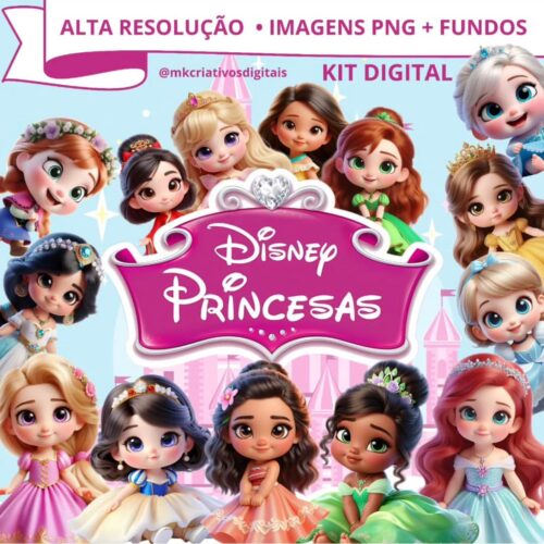 Kit Digital PRINCESAS BABY